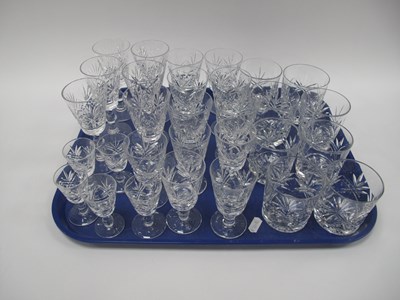 Lot 1316 - Thomas Webb, suite of drinking glasses (30):-...