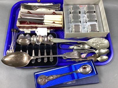 Lot 201 - A Hallmarked Silver Spoon, together with...