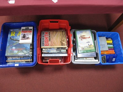 Lot 505 - WWII Military Aviation Themed Hardback Books,...