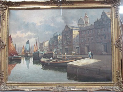 Lot 1472 - Giuseppe Vigano (Italian XX Century) Boats...