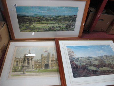 Lot 1013 - Harley Toothill, 'Cambridge', hand tinted...