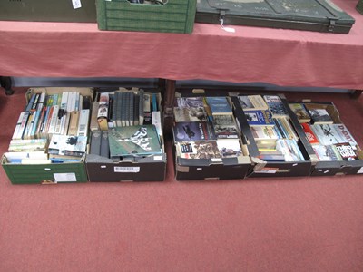 Lot 536 - Military & Churchill themed Hardback Books,...