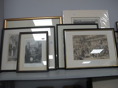 Lot 1112 - Engraving 'New Room at the National Gallery',...