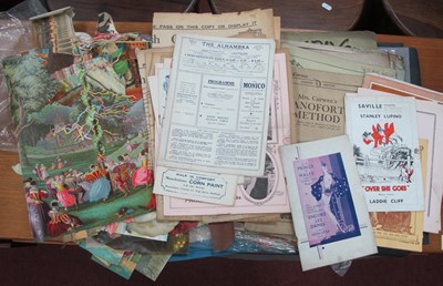 Lot 1203 - Art Deco and Pre-War Theatre Programmes,...