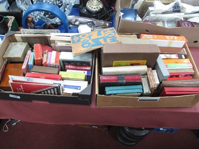 Lot 1398 - Playing Cards, booklets, etc:- Two Boxes.