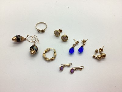 Lot 60 - A Collection of Assorted Earrings, including a...