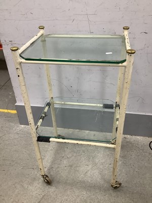 Lot 1128 - Vintage Medical Dentists Trolley, two-tiered,...