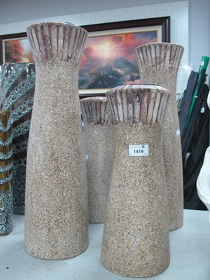 Lot 1419 - Object Havoc by Luisa Robinson Mottled Vases...