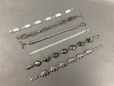 Lot 106 - A Collection of Assorted Bracelets, including...