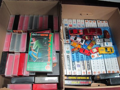 Lot 1075 - Friends and Manchester United VHS Tapes,...