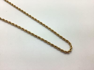 Lot 77 - A Modern Ropetwist Chain, of uniform design,...