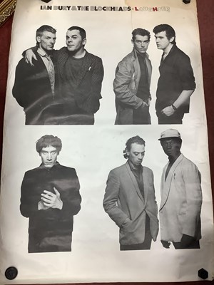 Lot 1467 - Ian Dury and the Blockheads 'Laughter' Poster,...
