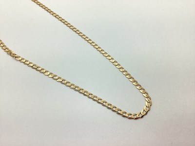 Lot 87 - A Flat Link Curb Chain, of uniform design,...