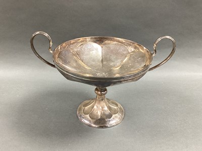 Lot 46 - A Hallmarked Silver Twin Handled Comport,...