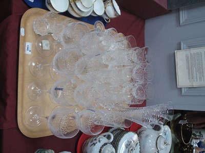 Lot 1342 - Drinking Glasses, including eight Edinburgh...