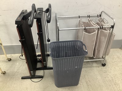 Lot 1179 - Corby Valets 3300 and 2200, laundry trolley...