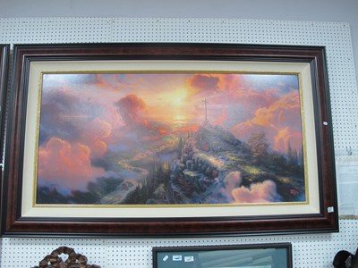 Lot 1475 - After Thomas Kinkade 'The Cross', limited...