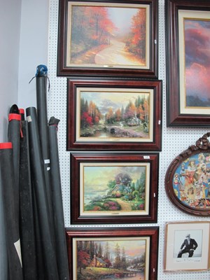 Lot 1474 - After Thomas Kinkade, 'The Valley of Peace',...