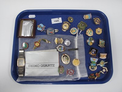 Lot 1325 - Enamel Lapel Badges - 28 Bowling Club, Butlins...