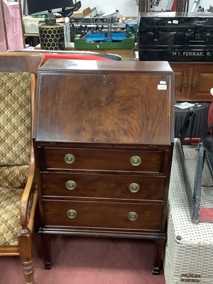 Lot 1502 - Mahogany Bureau circa 1920s with fall-front...