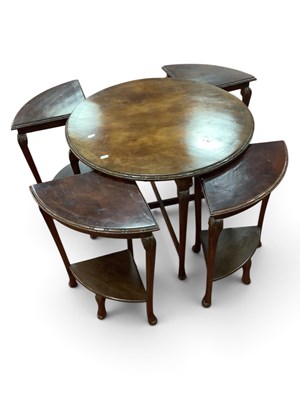 Lot 1515 - Circular Mahogany Coffee Table circa 1920s,...