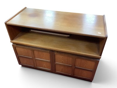 Lot 1521 - Mid Century Teak Cupboard Probably Nathan,...