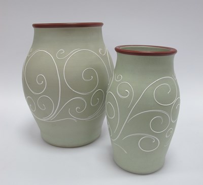 Lot 1225 - Denby Ferndale Vase of Bulbous Form, 29cm tall,...
