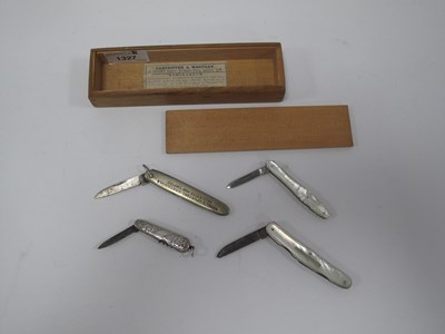 Lot 1327 - Flockton Tompkin Mother of Pearl Pocket Knife...