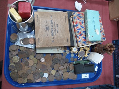 Lot 1385 - Coinage including farthings, pre- 47 silver,...