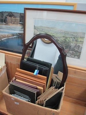 Lot 1442 - Pictures, mirror and whiteboard, including...