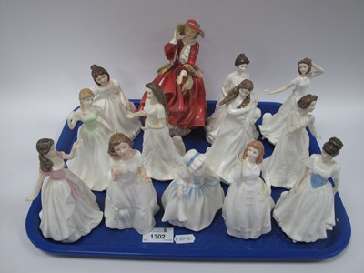 Lot 1302 - Royal Doulton Figurines, including collectors...