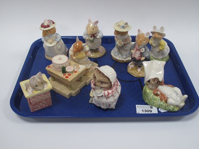 Lot 1309 - Royal Doulton Brambly Hedge Figurines (6) and...