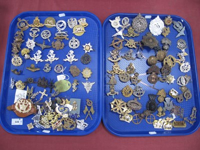 Lot 549 - British Military Cap Badges including 23rd...