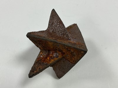 Lot 613 - WWII British SOE Caltrop, solid geometric...