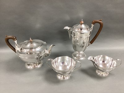 Lot 38 - An Early XX Century Hallmarked Silver Four...