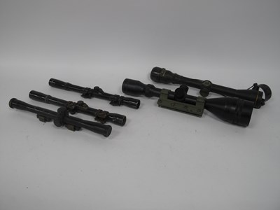 Lot 555 - Vintage Rifle Telescopic Sights by Tasco,...