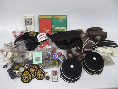 Lot 550 - Boys Brigade Theme Items, including peaked cap,...