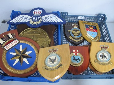 Lot 449 - Commemorative Military Wall Plaques, including...