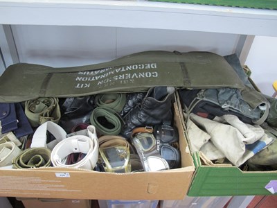 Lot 436 - British Military Canvas, nylon and leather...