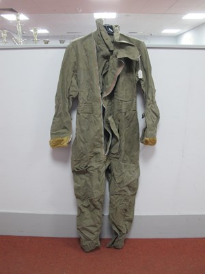 Lot 416 - WWII RAF 1940 Pattern Sidcot Flying Suit, with...