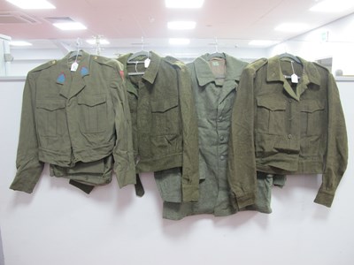 Lot 423 - Battledress with 1 pair of trousers, Dutch and...