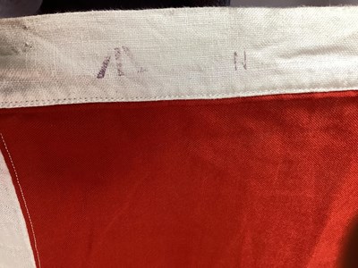 Lot 727 - Large Royal Navy White Ensign Flag with...