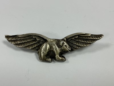 Lot 610 - WWII RAF Guinea Pig Club Badge, 'Stg Silver'...