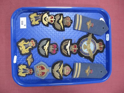 Lot 558 - Post War RAF Cloth Badges and Epaulettes,...