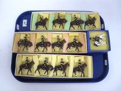 Lot 307 - 13 Mounted Figures of The Royal Hussars...