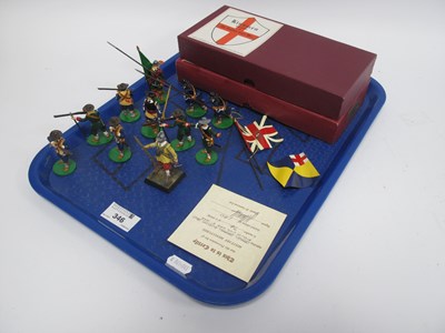 Lot 346 - 10 Metal Figures in the Style of English Civil...
