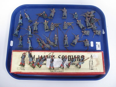Lot 333 - Collection of Lead WWI era and later French...