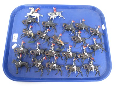 Lot 376 - Quantity Lead Britains Blues and Royals...
