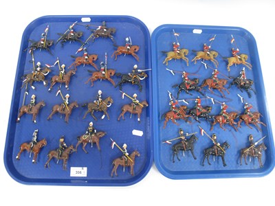 Lot 356 - Quantity Britains and others Lead Lancers...