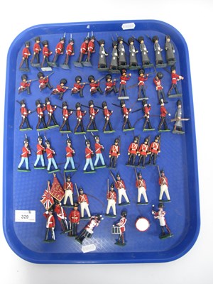 Lot 329 - Quantity of Solid and Hollow Cast Figures by...